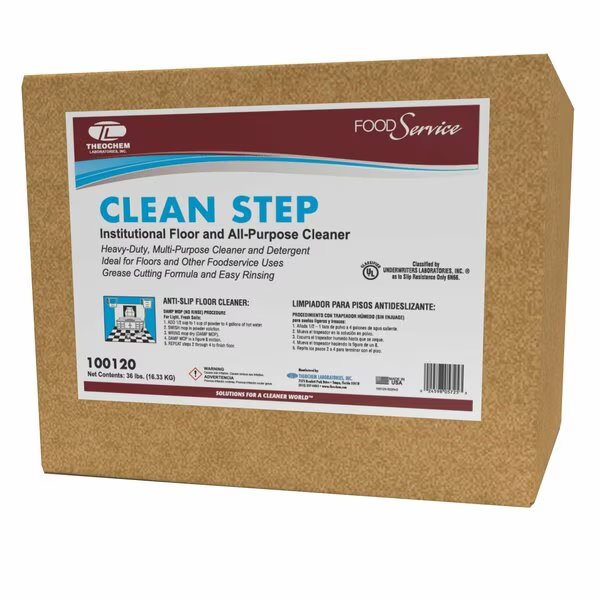 CLEAN STEP - 36 LB BOX, Floor Cleaner, Theochem, Mfr#: 100120-99992-63